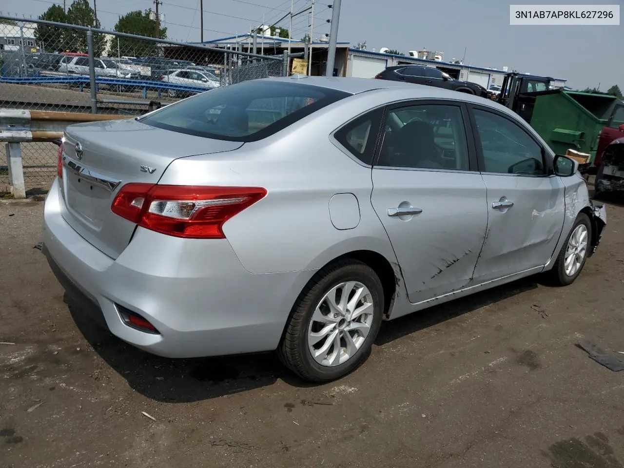 2019 Nissan Sentra S VIN: 3N1AB7AP8KL627296 Lot: 64107864