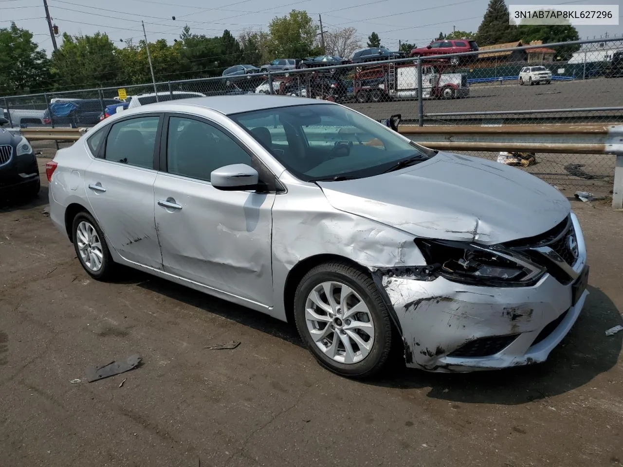 2019 Nissan Sentra S VIN: 3N1AB7AP8KL627296 Lot: 64107864