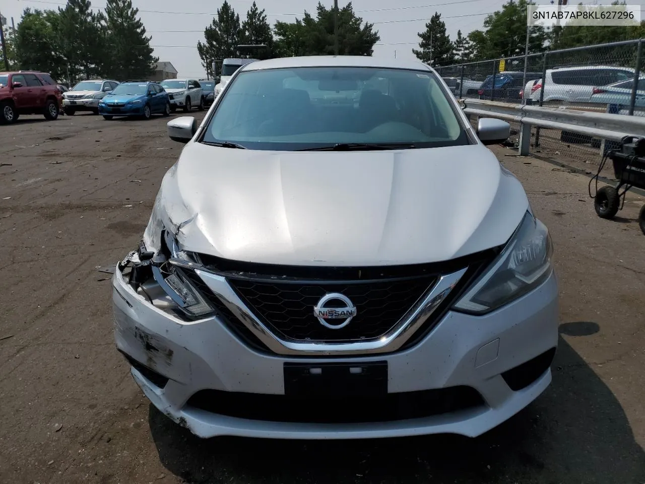 2019 Nissan Sentra S VIN: 3N1AB7AP8KL627296 Lot: 64107864