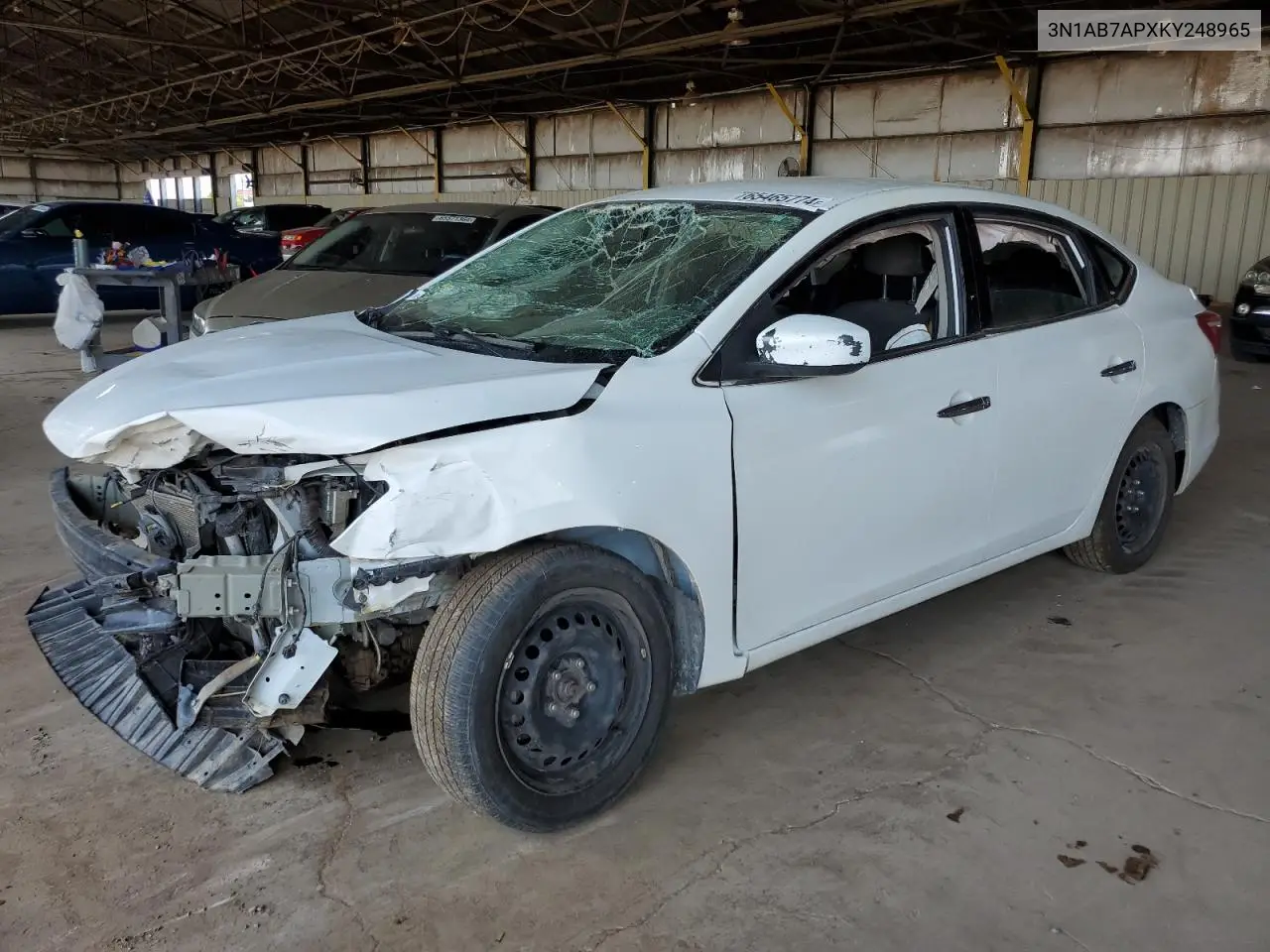 3N1AB7APXKY248965 2019 Nissan Sentra S