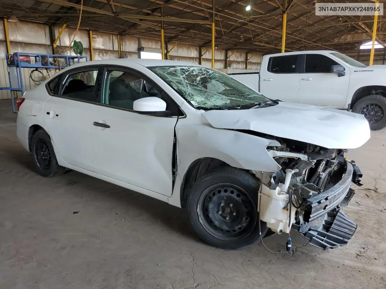 3N1AB7APXKY248965 2019 Nissan Sentra S