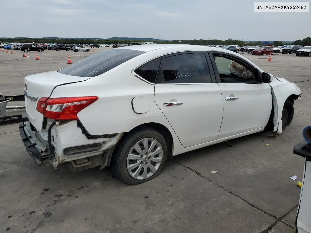 2019 Nissan Sentra S VIN: 3N1AB7APXKY252482 Lot: 68353204