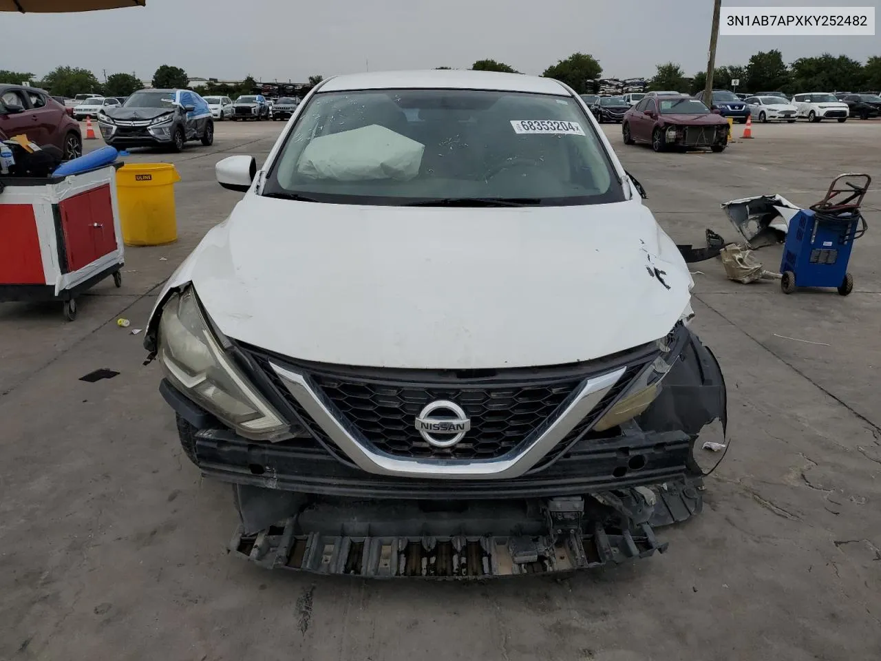 3N1AB7APXKY252482 2019 Nissan Sentra S