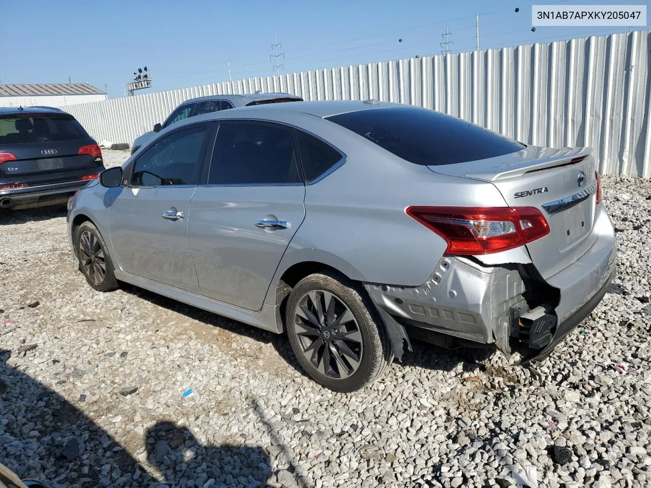 2019 Nissan Sentra S VIN: 3N1AB7APXKY205047 Lot: 70707214