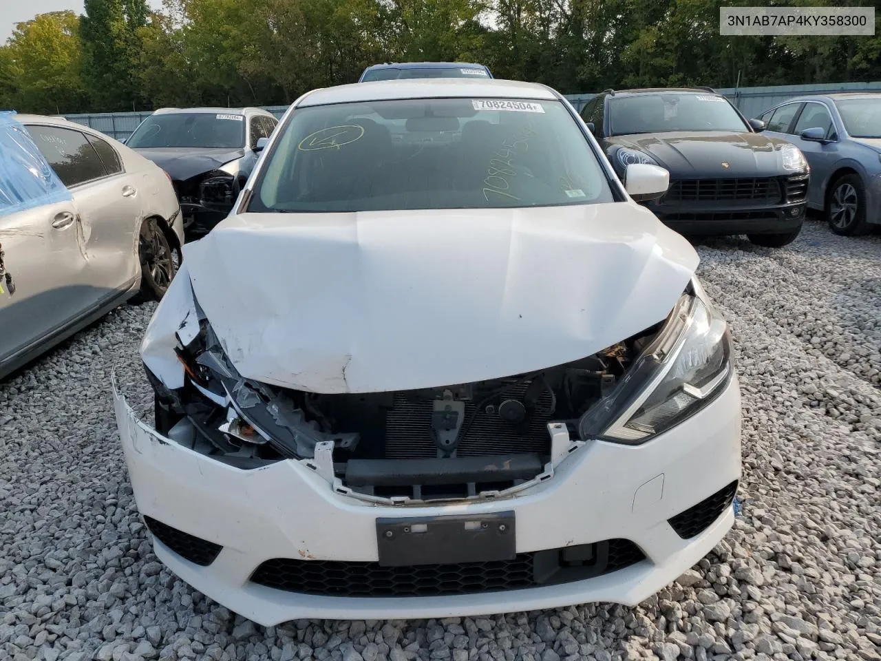 2019 Nissan Sentra S VIN: 3N1AB7AP4KY358300 Lot: 70824504