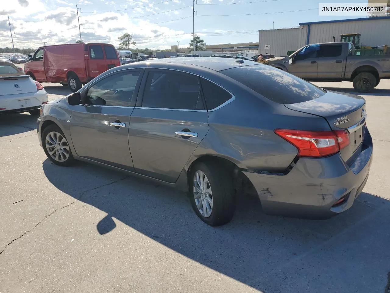 3N1AB7AP4KY450782 2019 Nissan Sentra S