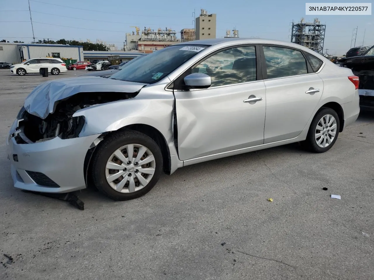 2019 Nissan Sentra S VIN: 3N1AB7AP4KY220577 Lot: 71730654