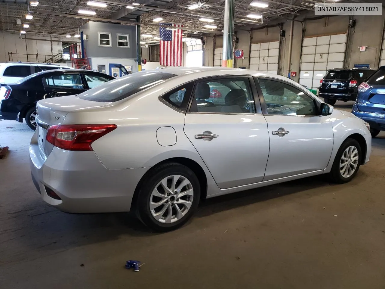 2019 Nissan Sentra S VIN: 3N1AB7AP5KY418021 Lot: 71946804