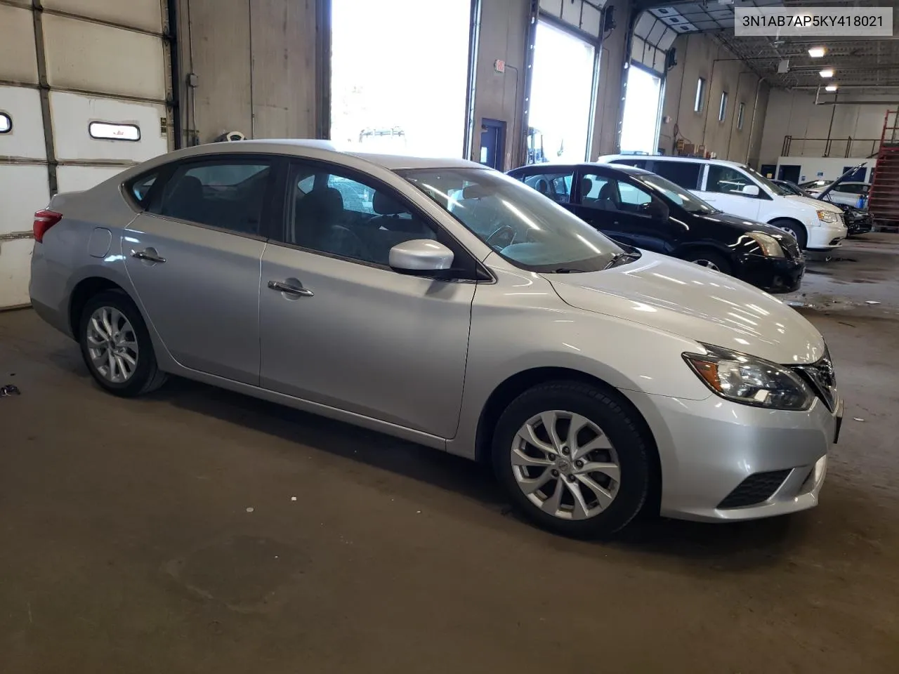 2019 Nissan Sentra S VIN: 3N1AB7AP5KY418021 Lot: 71946804