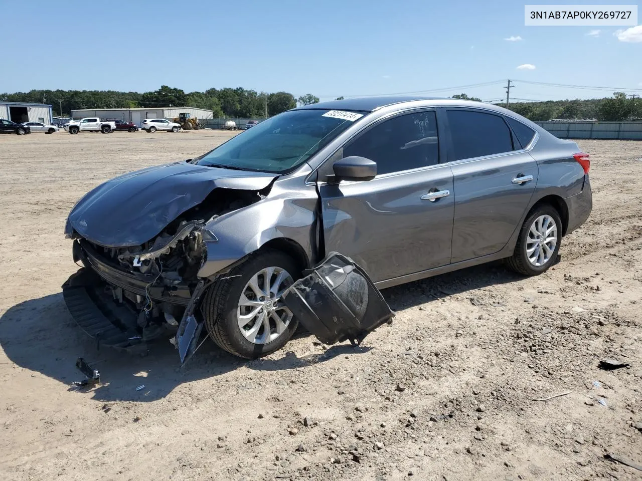 3N1AB7AP0KY269727 2019 Nissan Sentra S