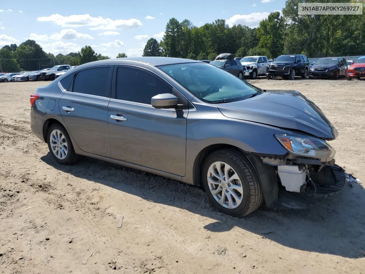 3N1AB7AP0KY269727 2019 Nissan Sentra S