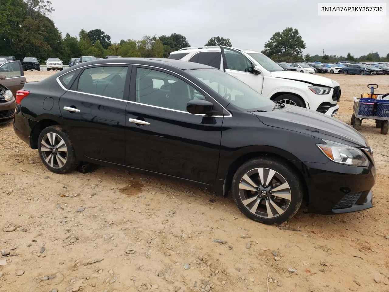 2019 Nissan Sentra S VIN: 3N1AB7AP3KY357736 Lot: 72504644