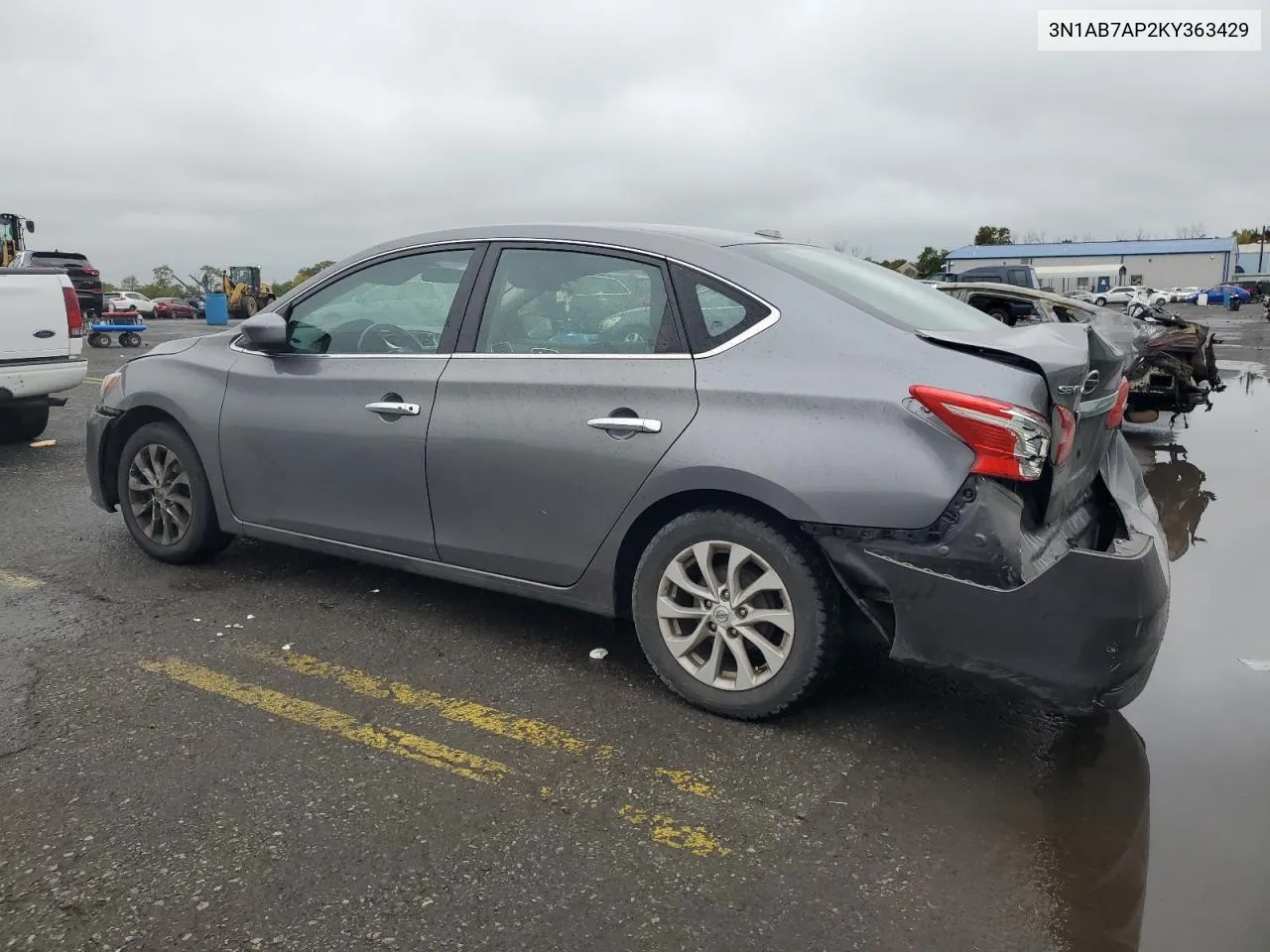 2019 Nissan Sentra S VIN: 3N1AB7AP2KY363429 Lot: 72813324