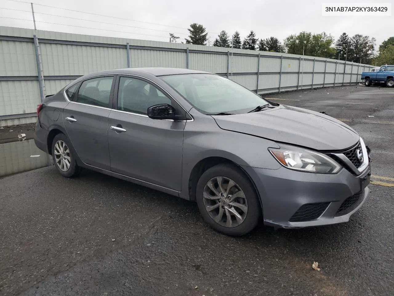 2019 Nissan Sentra S VIN: 3N1AB7AP2KY363429 Lot: 72813324