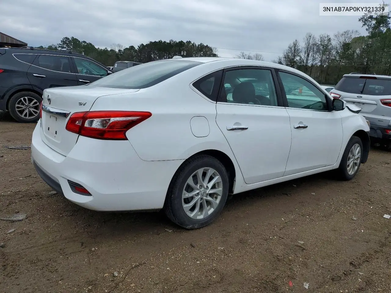 3N1AB7AP0KY321339 2019 Nissan Sentra S