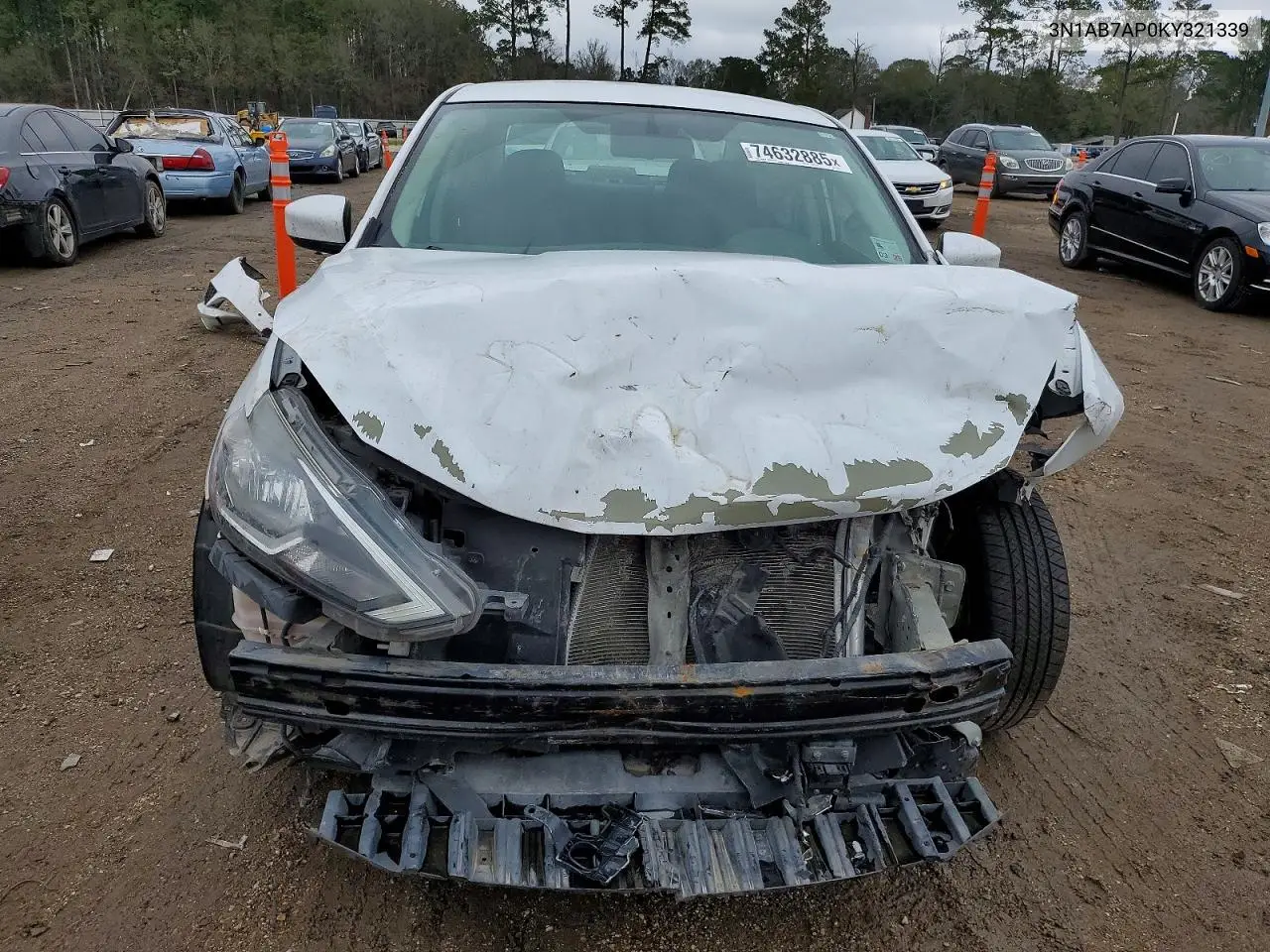 3N1AB7AP0KY321339 2019 Nissan Sentra S