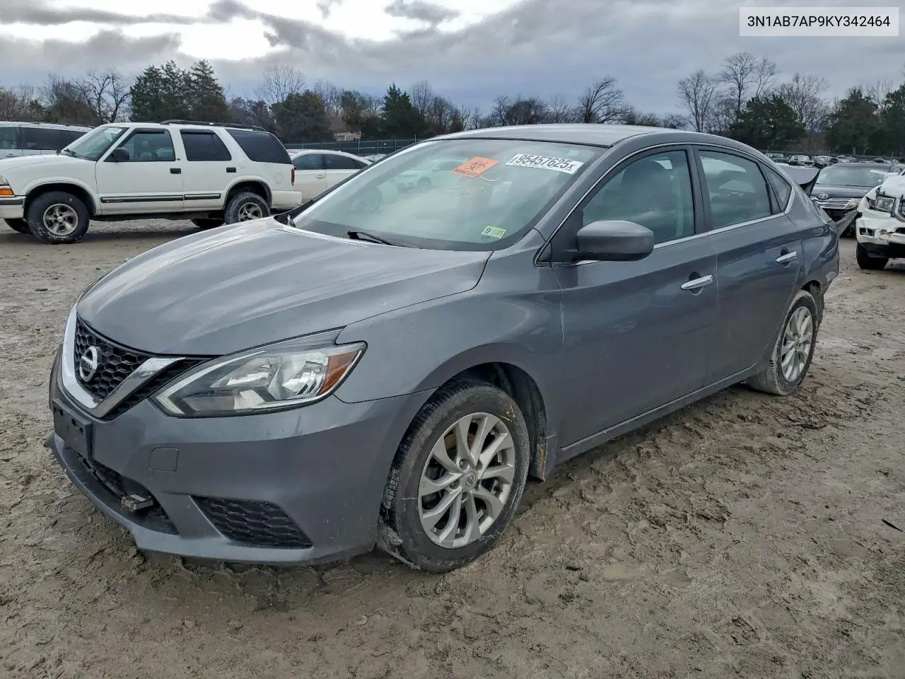 3N1AB7AP9KY342464 2019 Nissan Sentra S