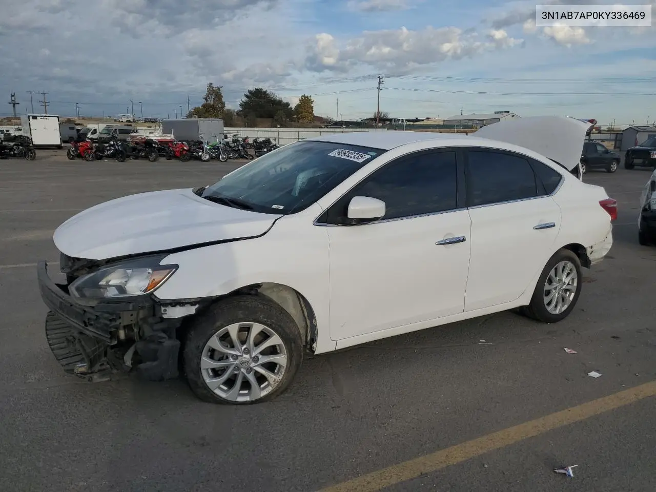 3N1AB7AP0KY336469 2019 Nissan Sentra S