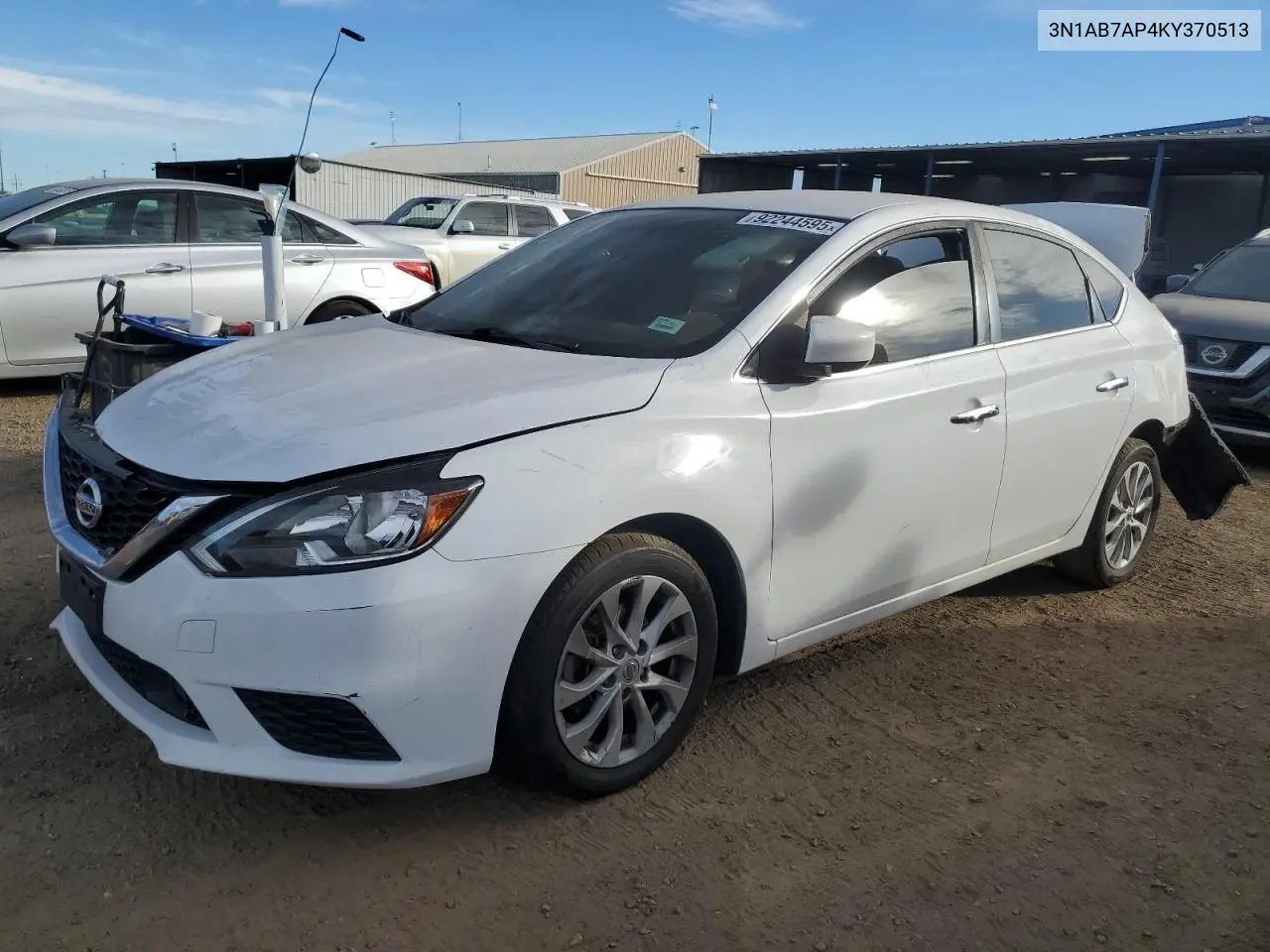 3N1AB7AP4KY370513 2019 Nissan Sentra S