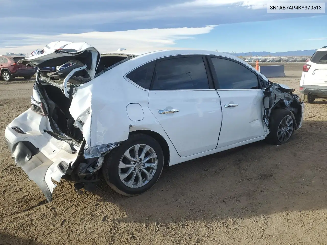 3N1AB7AP4KY370513 2019 Nissan Sentra S
