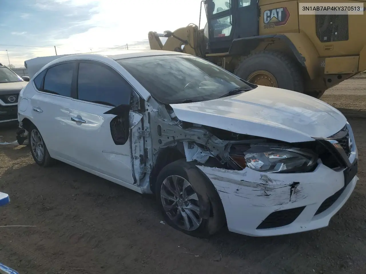 3N1AB7AP4KY370513 2019 Nissan Sentra S