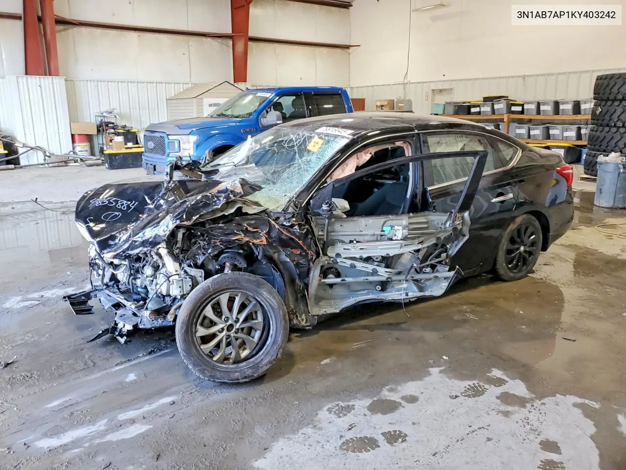 3N1AB7AP1KY403242 2019 Nissan Sentra Sv