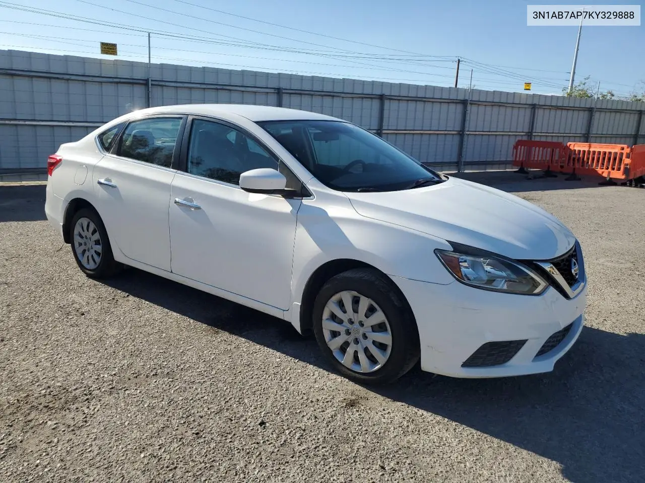 3N1AB7AP7KY329888 2019 Nissan Sentra S