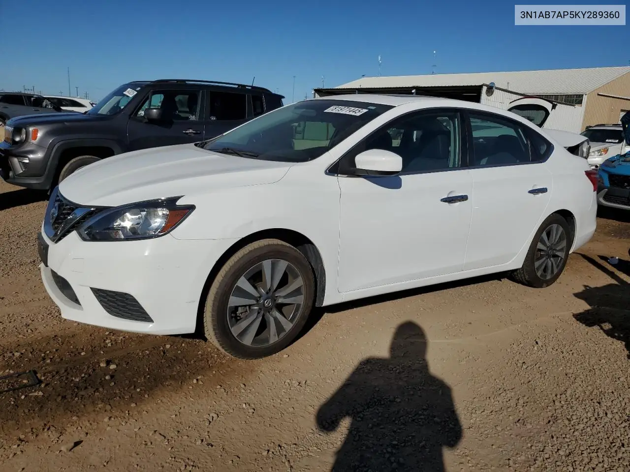 3N1AB7AP5KY289360 2019 Nissan Sentra S