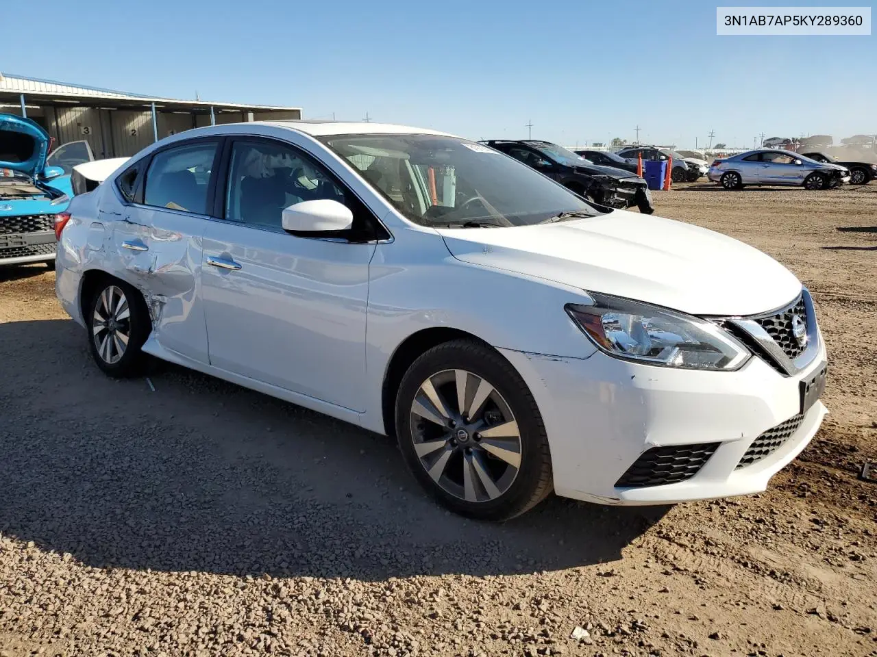 3N1AB7AP5KY289360 2019 Nissan Sentra S