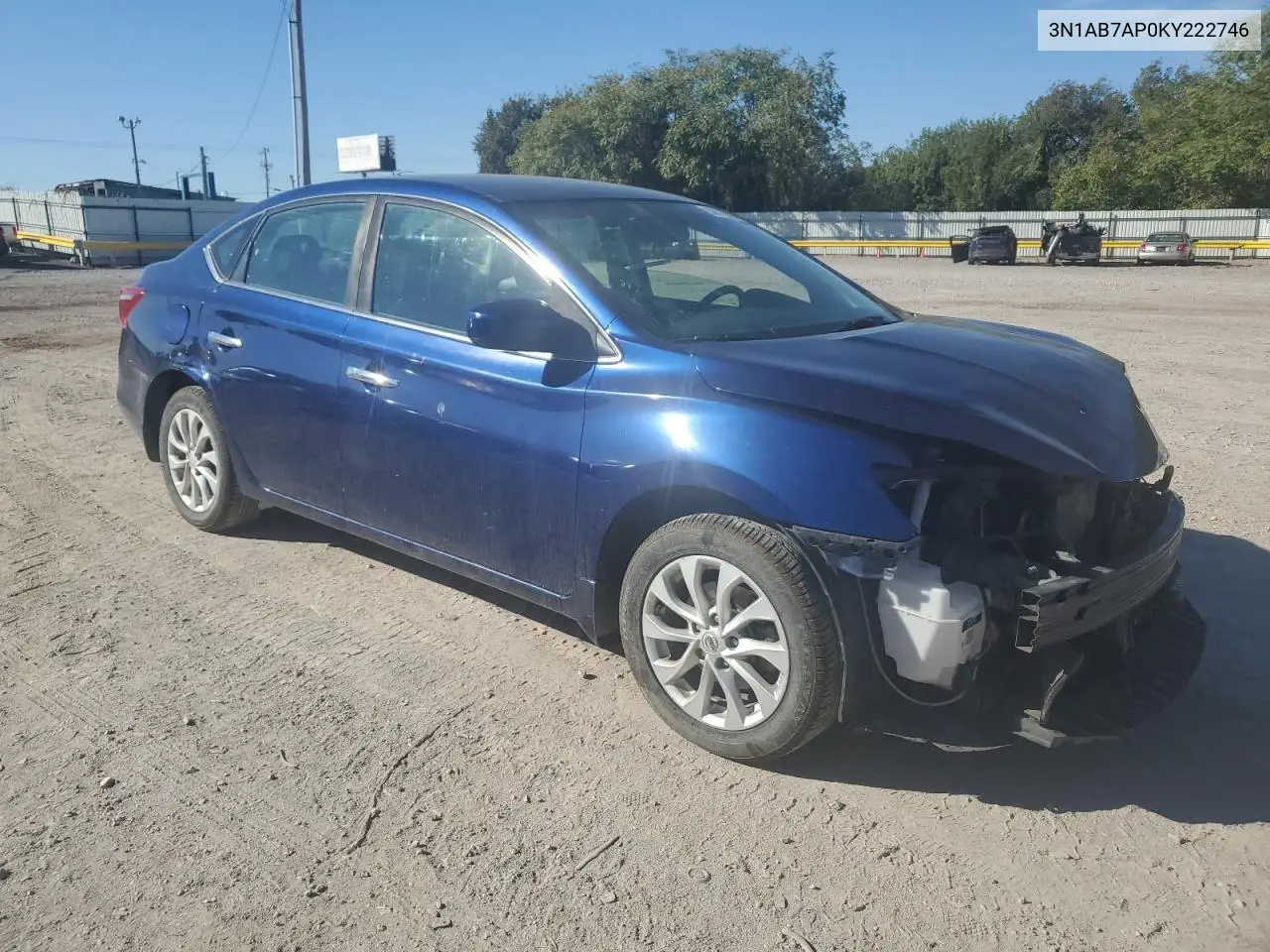 3N1AB7AP0KY222746 2019 Nissan Sentra S