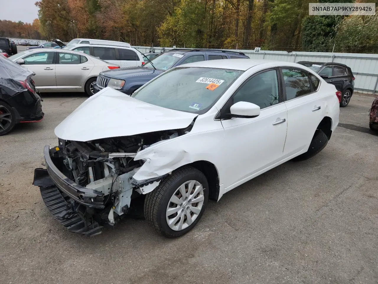 3N1AB7AP9KY289426 2019 Nissan Sentra S