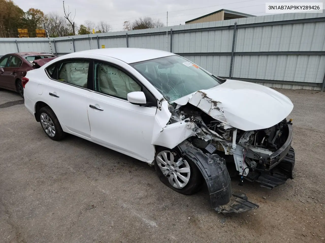 3N1AB7AP9KY289426 2019 Nissan Sentra S