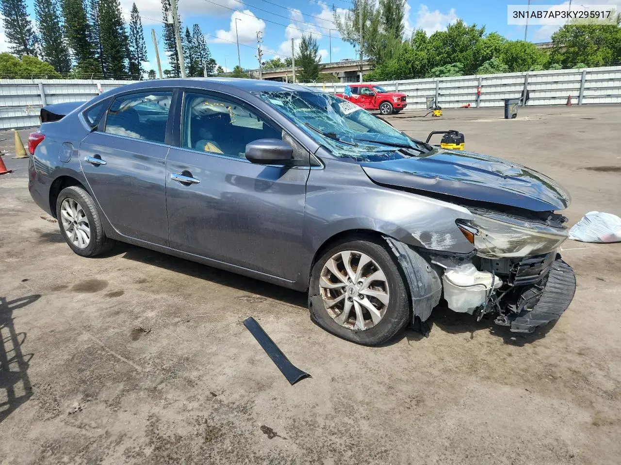 3N1AB7AP3KY295917 2019 Nissan Sentra S
