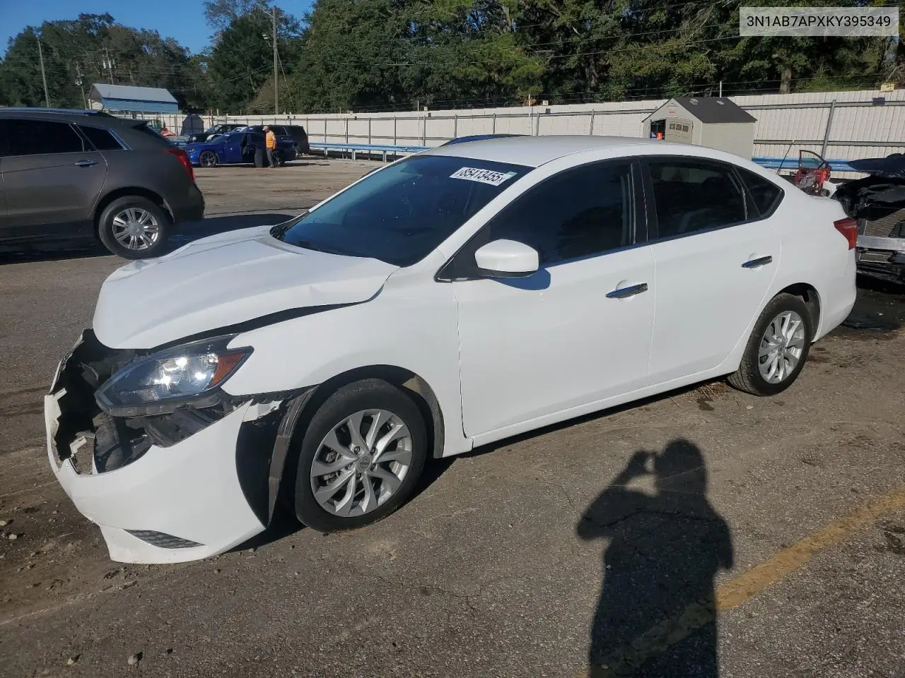 3N1AB7APXKY395349 2019 Nissan Sentra S