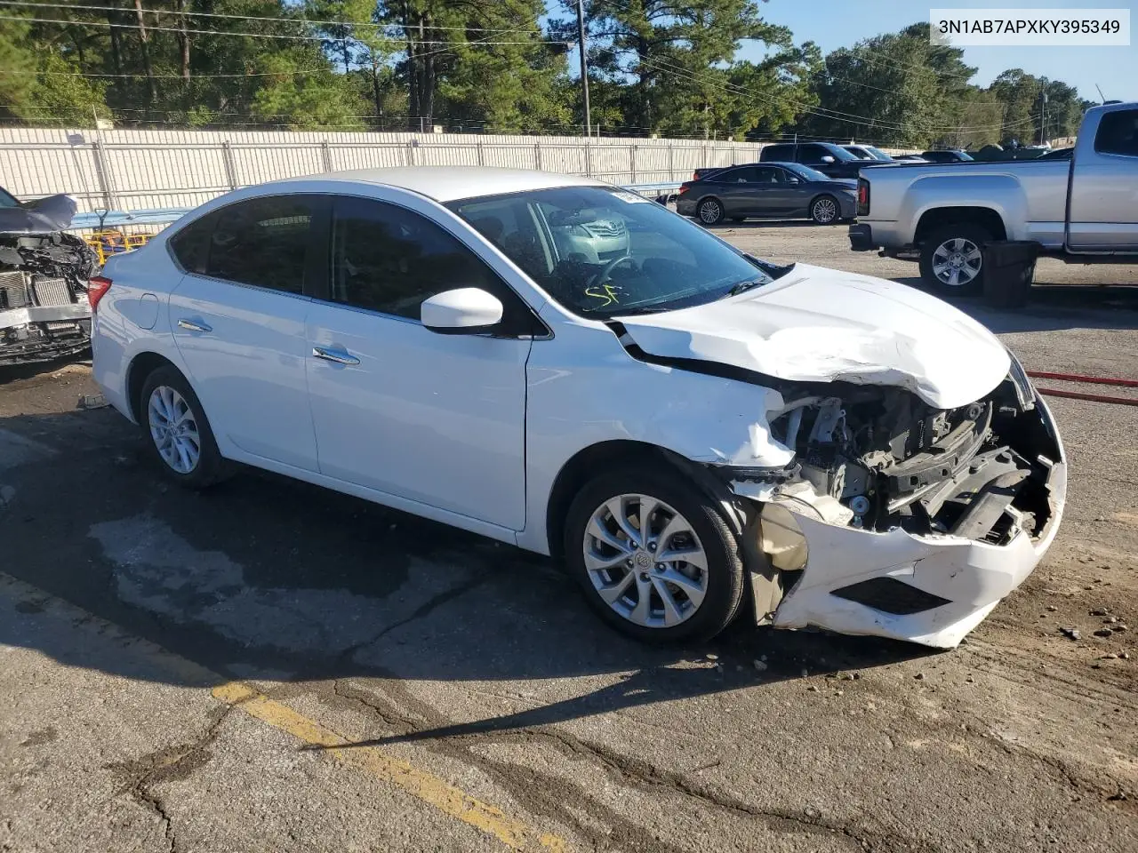3N1AB7APXKY395349 2019 Nissan Sentra S