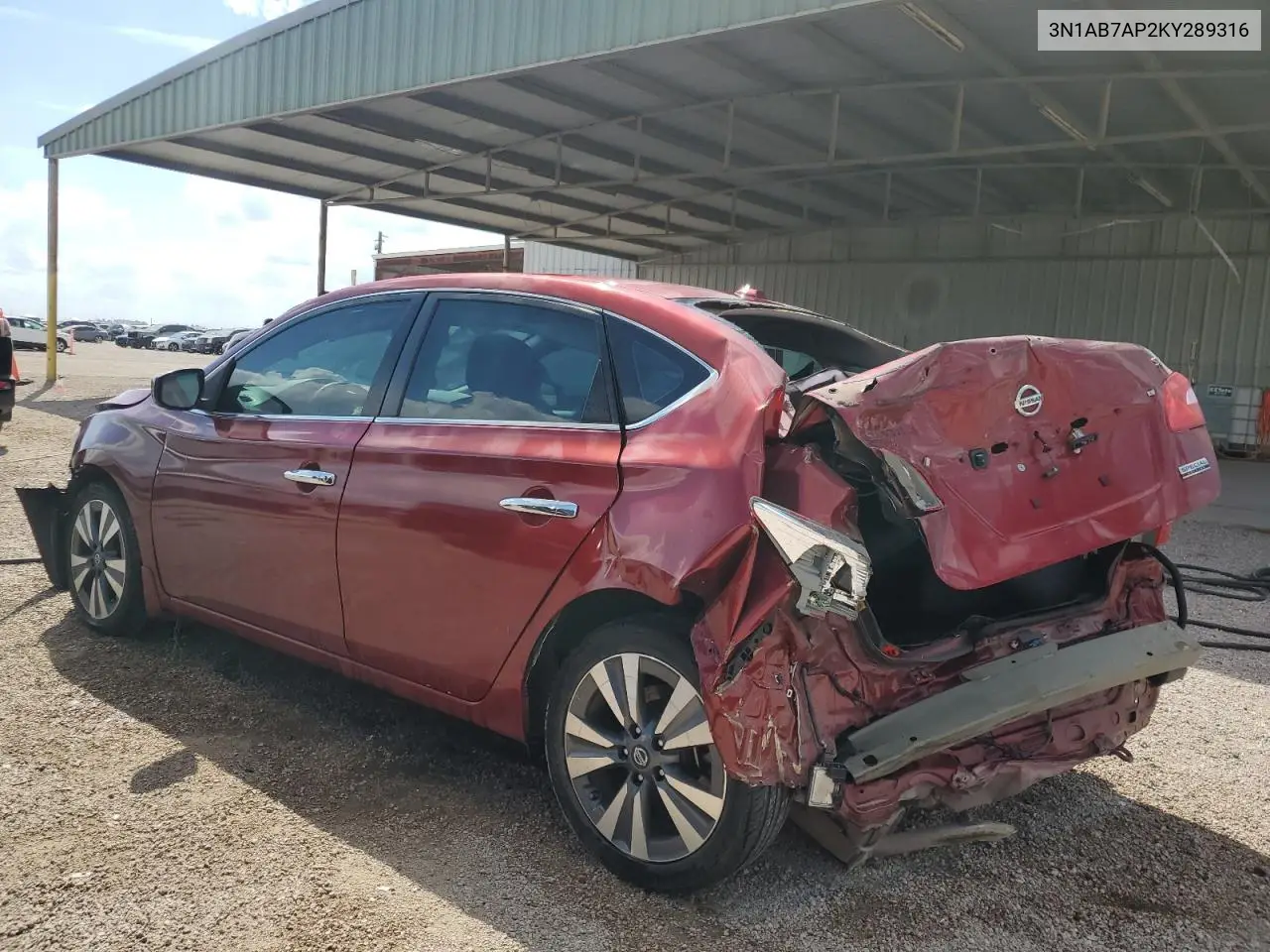3N1AB7AP2KY289316 2019 Nissan Sentra S