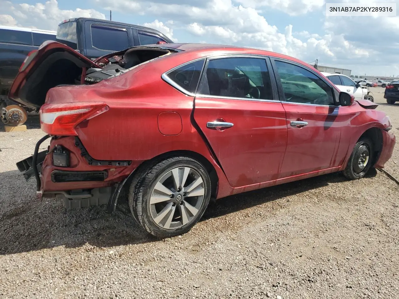 3N1AB7AP2KY289316 2019 Nissan Sentra S