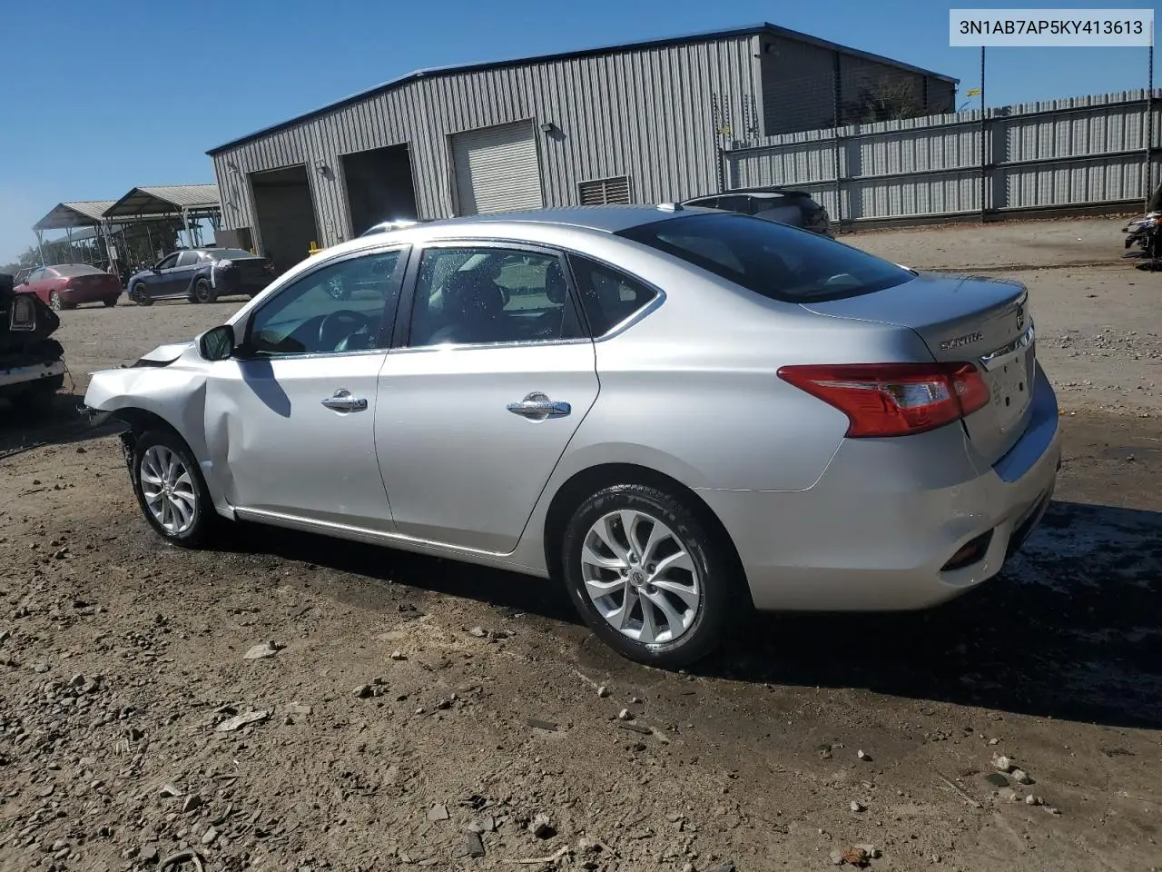 3N1AB7AP5KY413613 2019 Nissan Sentra S