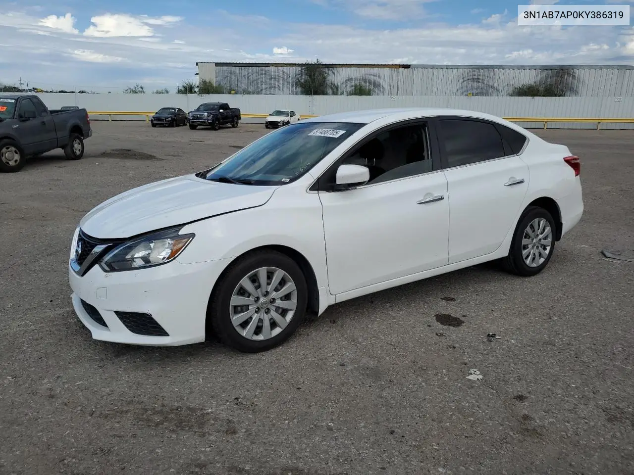 3N1AB7AP0KY386319 2019 Nissan Sentra S