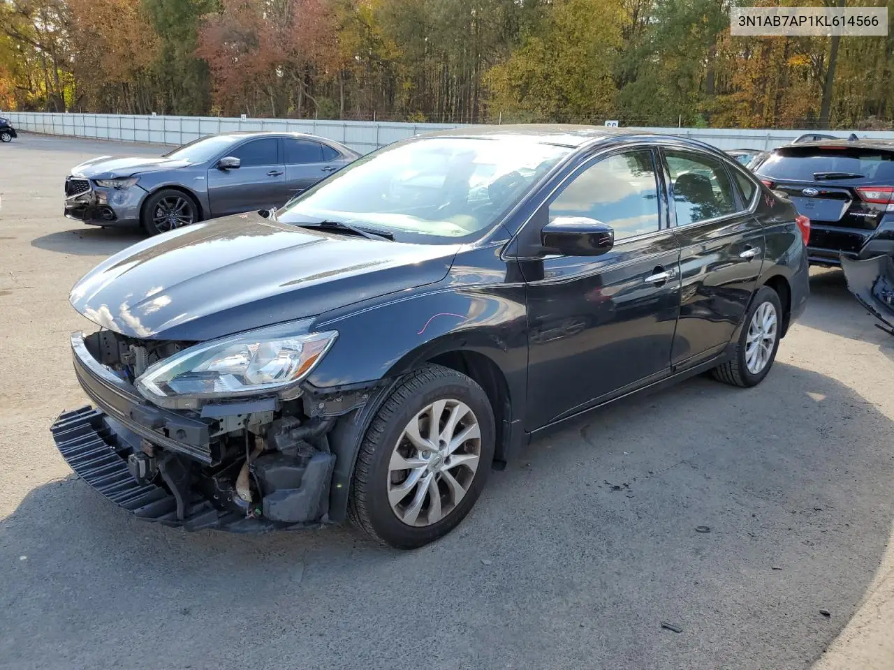 3N1AB7AP1KL614566 2019 Nissan Sentra S