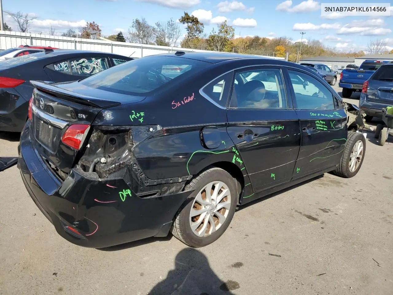 3N1AB7AP1KL614566 2019 Nissan Sentra S
