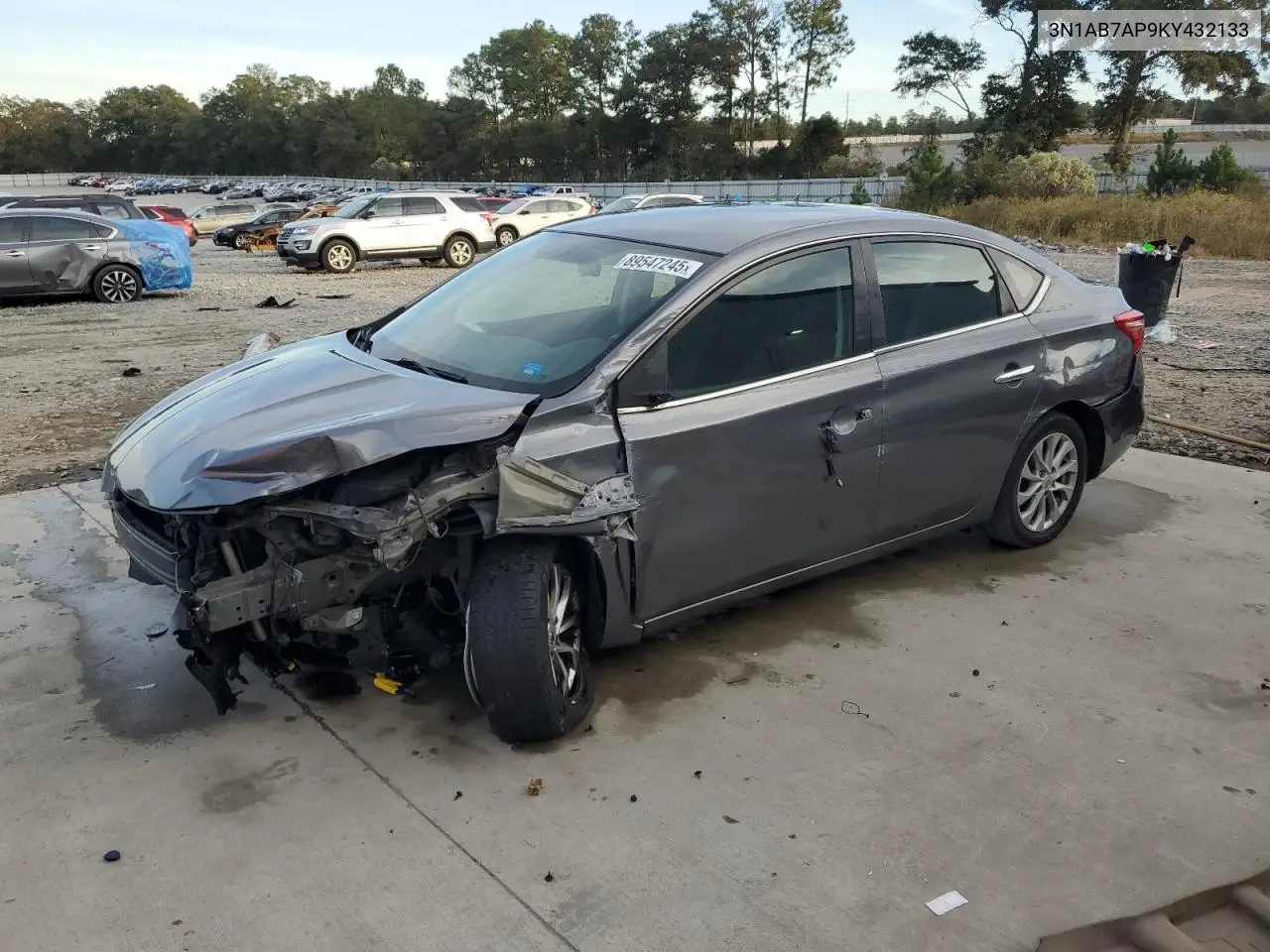 3N1AB7AP9KY432133 2019 Nissan Sentra S