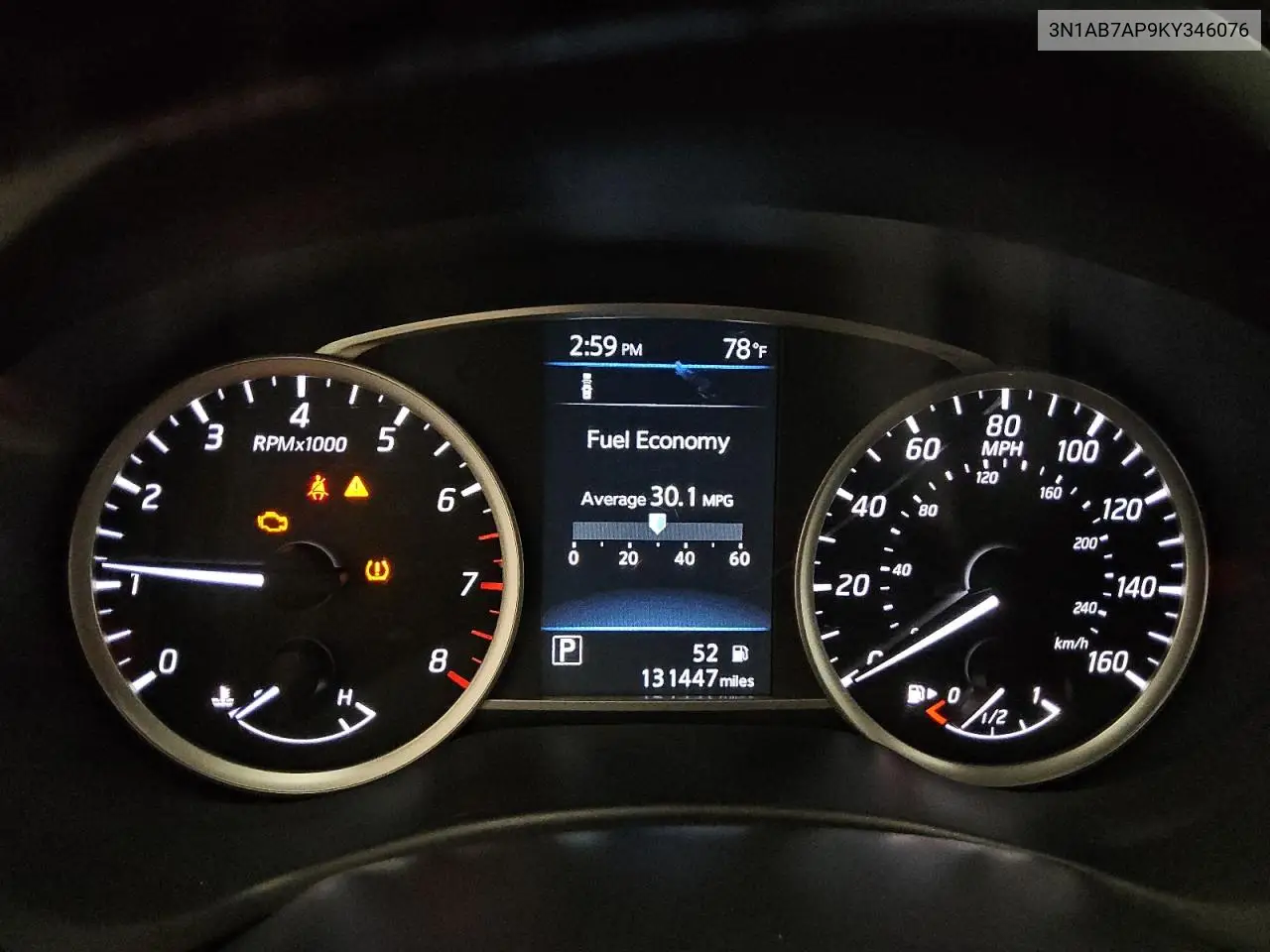 3N1AB7AP9KY346076 2019 Nissan Sentra S
