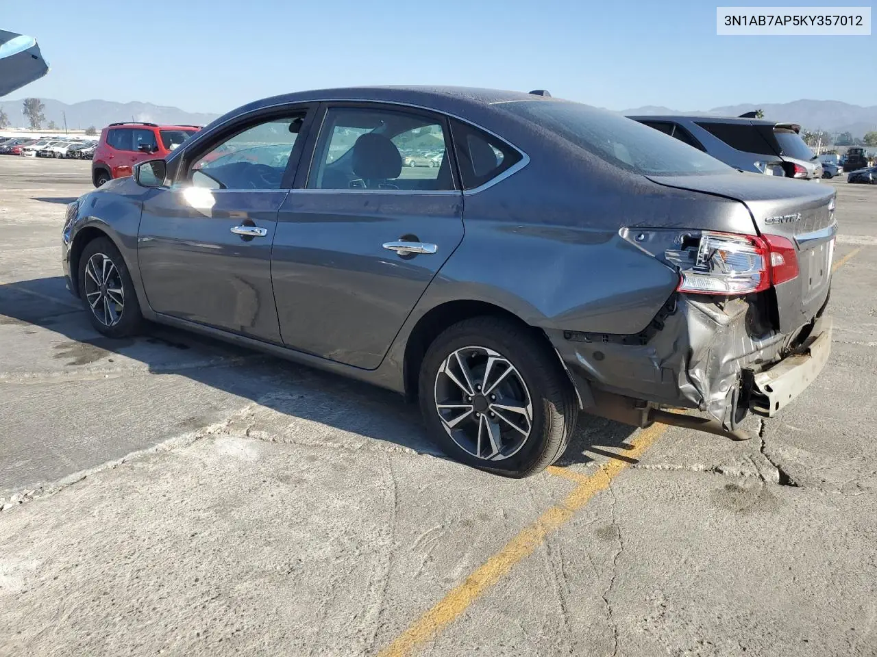 3N1AB7AP5KY357012 2019 Nissan Sentra S