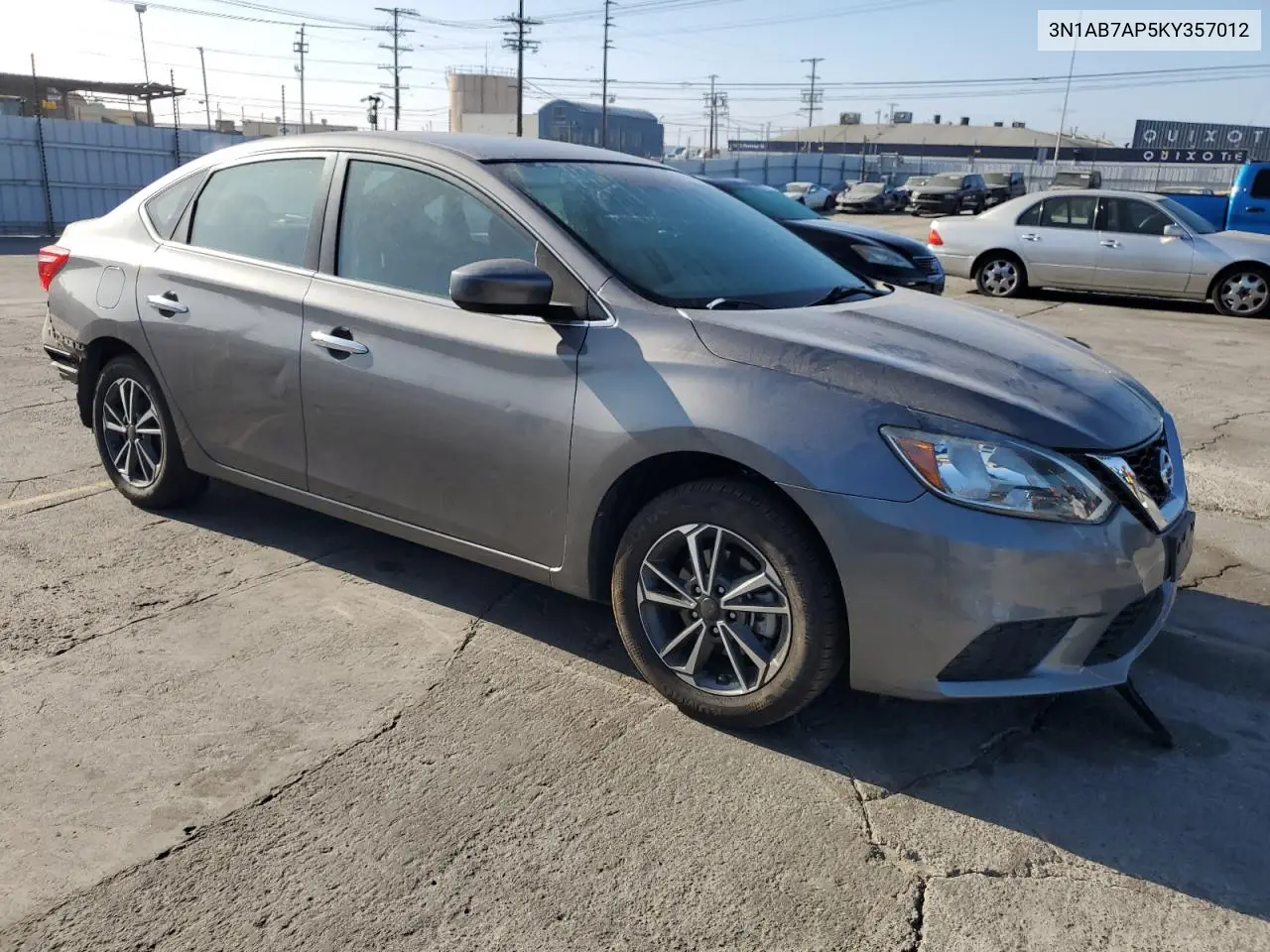 3N1AB7AP5KY357012 2019 Nissan Sentra S