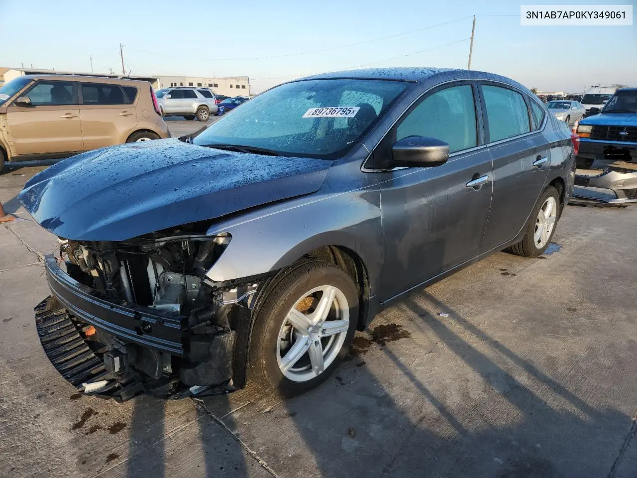 3N1AB7AP0KY349061 2019 Nissan Sentra S