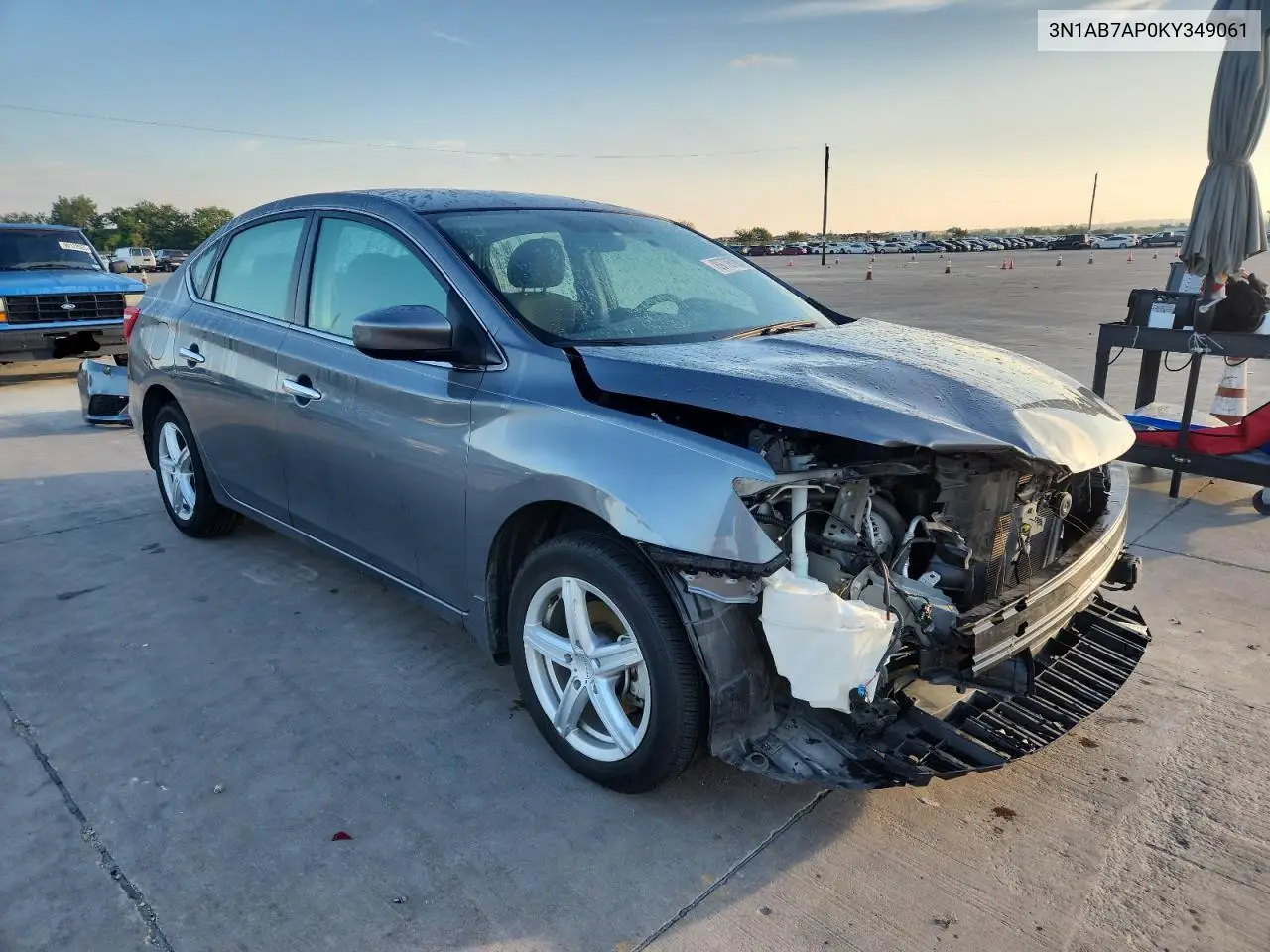 3N1AB7AP0KY349061 2019 Nissan Sentra S