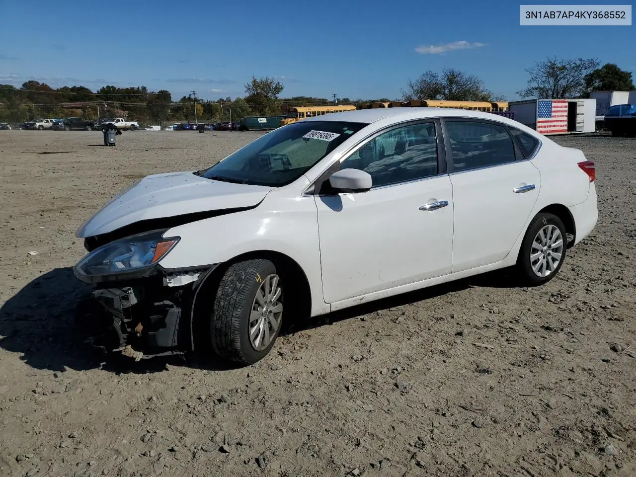 3N1AB7AP4KY368552 2019 Nissan Sentra S