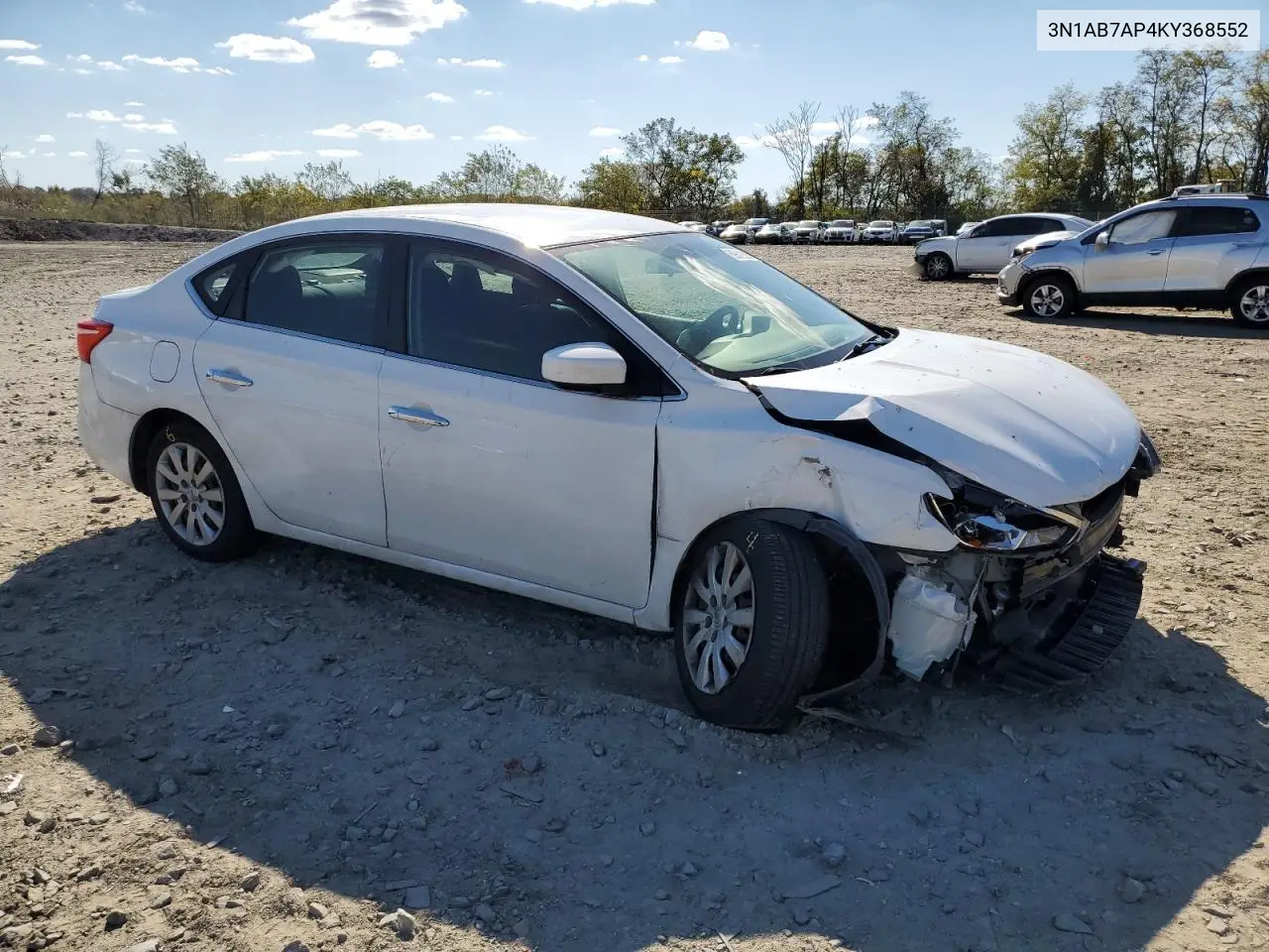 3N1AB7AP4KY368552 2019 Nissan Sentra S