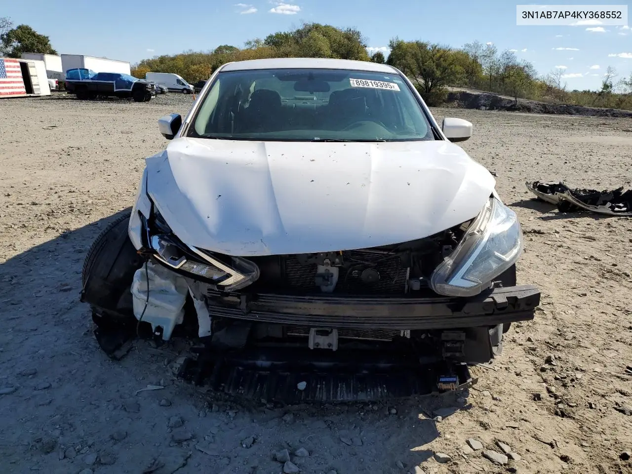 3N1AB7AP4KY368552 2019 Nissan Sentra S